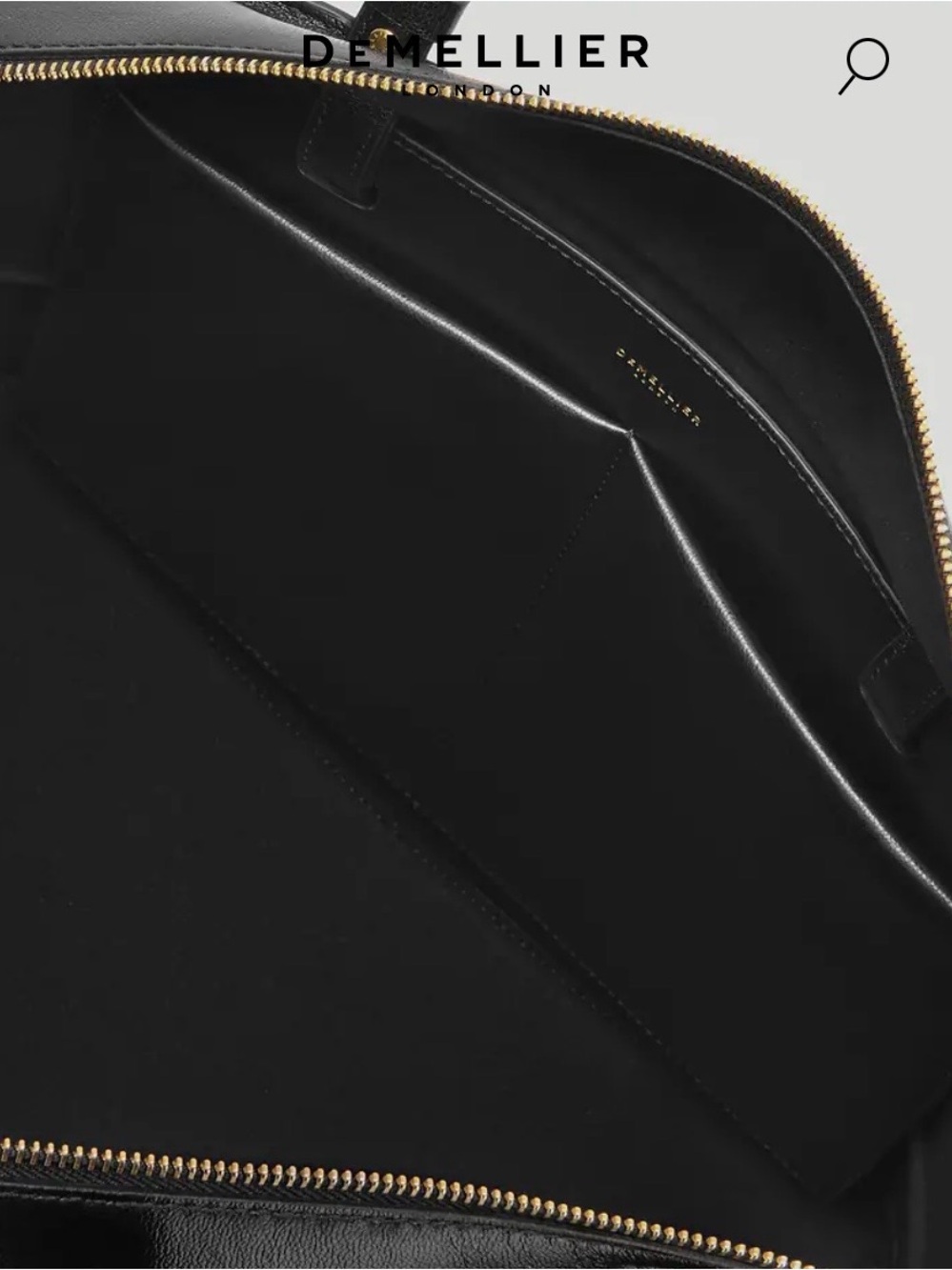 DeMellier Black Florence Bag brand new nvr worn dustbag original box! - Picture 5 of 8
